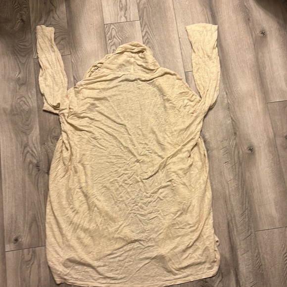Theory linen shawl open long cardigan size m - Picture 4 of 5